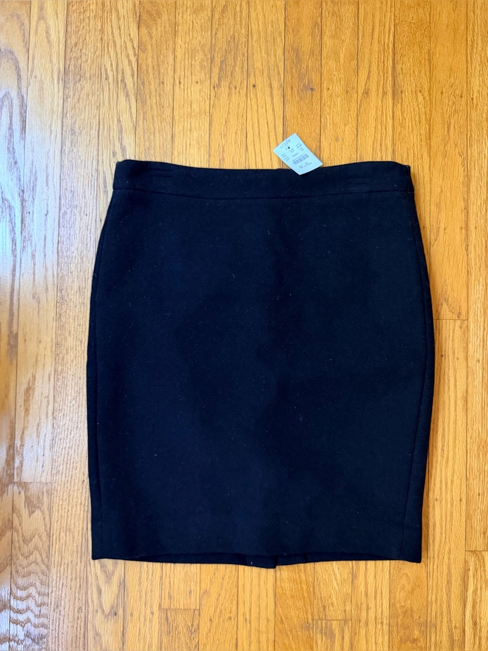 J. Crew Black Wool Pencil Skirt
